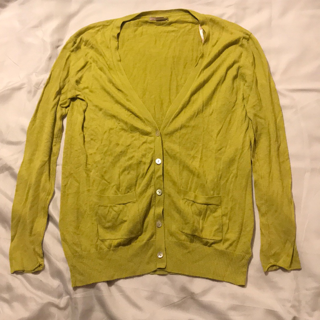 Lime Green Cardigan